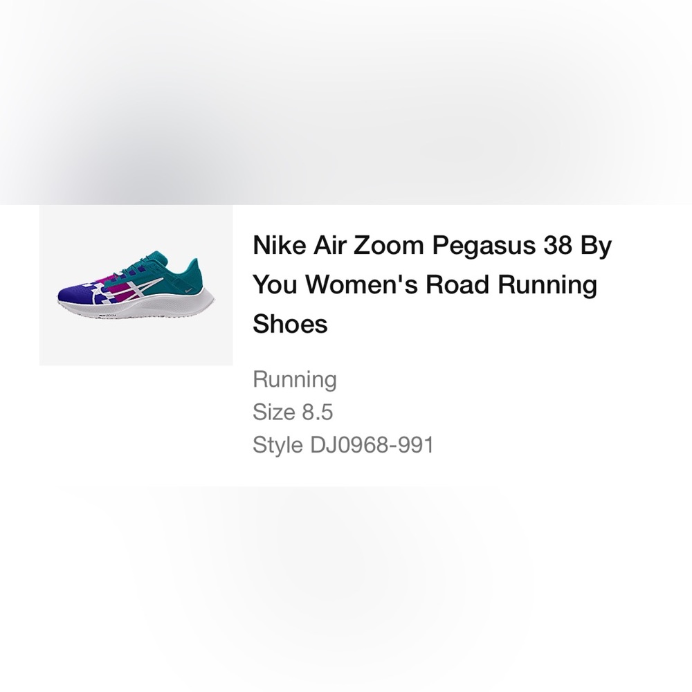 Nike air zoom Pegasus 38